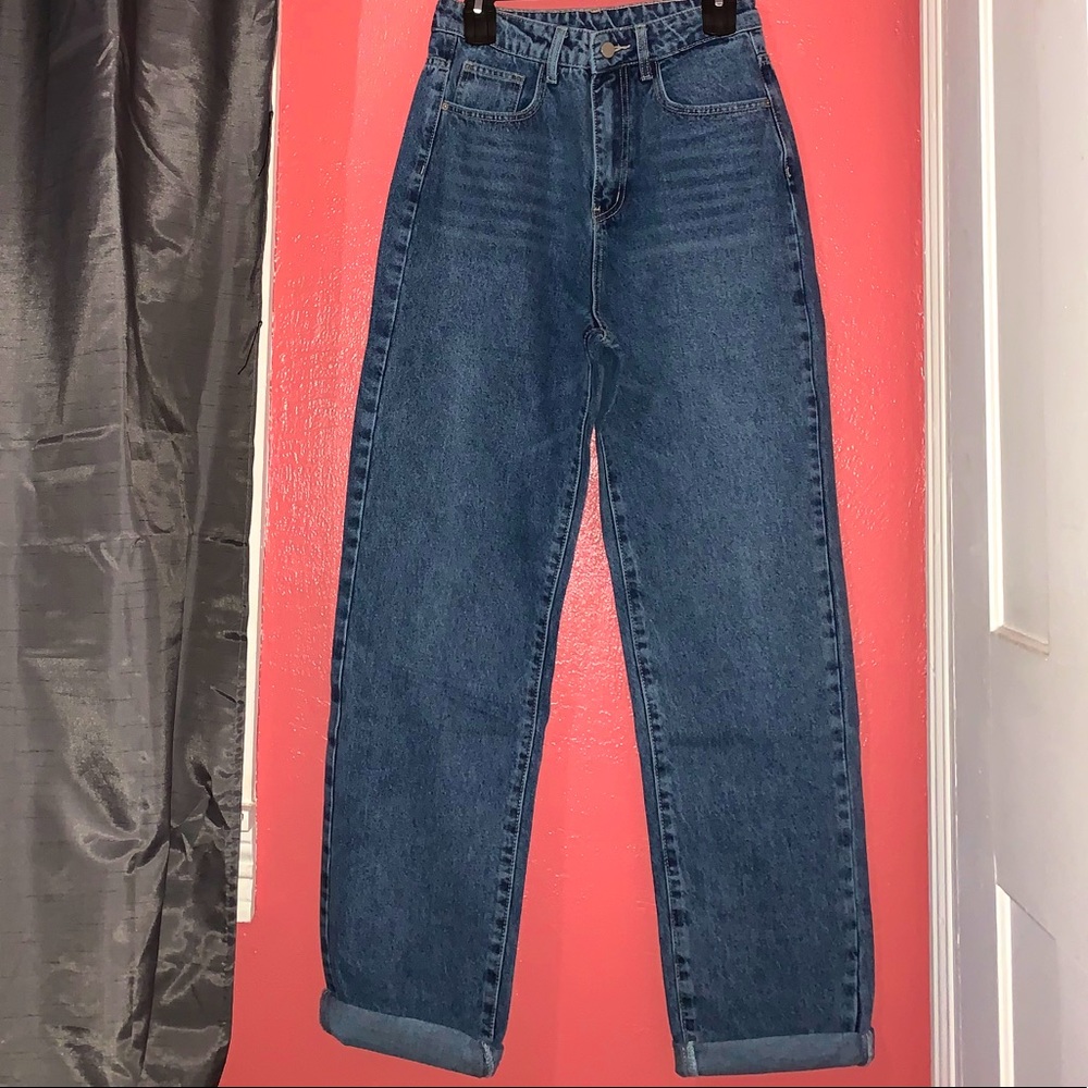 High Waist Baggy Jeans